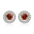 Luxoro 10K Yellow Gold Orange Diamond (IR), Diamond Stud Earrings 0.75 ctw - Sticky add to cart bar