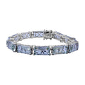 Montezuma Prasiolite Bracelet in Platinum Over Sterling Silver (8.00 In) 55.35 ctw - Sticky add to cart bar