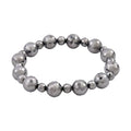 Terahertz Trapezoid Faceted Beaded Stretch Bracelet 150.00 ctw - Sticky add to cart bar
