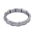 Terahertz Trapezoid Faceted Beaded Stretch Bracelet 150.00 ctw - Sticky add to cart bar