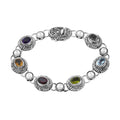 Bali Legacy Multi Gemstone Bracelet in Sterling Silver (7.50 In) 7.50 ctw - Sticky add to cart bar
