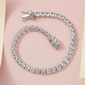 Brazilian Petalite Tennis Bracelet in Platinum Over Sterling Silver (7.25 In) 8.90 ctw - Sticky add to cart bar