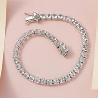 Brazilian Petalite Tennis Bracelet in Platinum Over Sterling Silver (7.25 In) 8.90 ctw