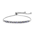 Peacock Tanzanite Bolo Bracelet in Platinum Over Sterling Silver 1.85 ctw - Sticky add to cart bar