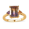 AAA Anahi Ametrine and Multi Gemstone Ring in Vermeil Yellow Gold Over Sterling Silver 3.85 ctw - Sticky add to cart bar