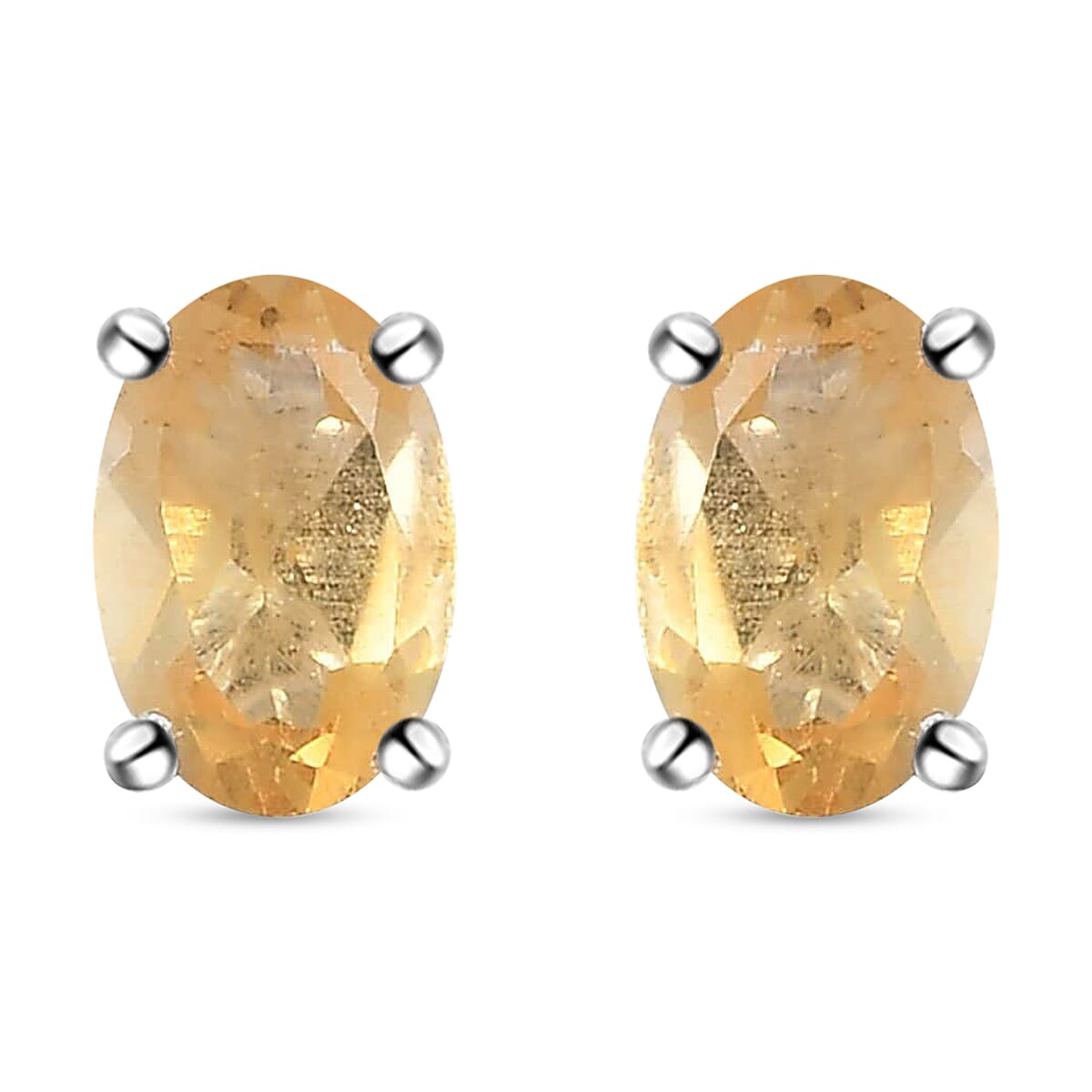 Brazilian Petalite Stud Earrings in Sterling Silver 0.80 ctw