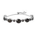 Elite Shungite Bolo Bracelet in Platinum Over Sterling Silver 12.25 ctw - Sticky add to cart bar