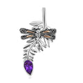 Bali Legacy Amethyst Dragonfly Pendant in Sterling Silver 0.20 ctw - Sticky add to cart bar