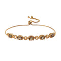 Premium Golden Tanzanite Bolo Bracelet in Vermeil Yellow Gold Over Sterling Silver 2.10 ctw - Sticky add to cart bar