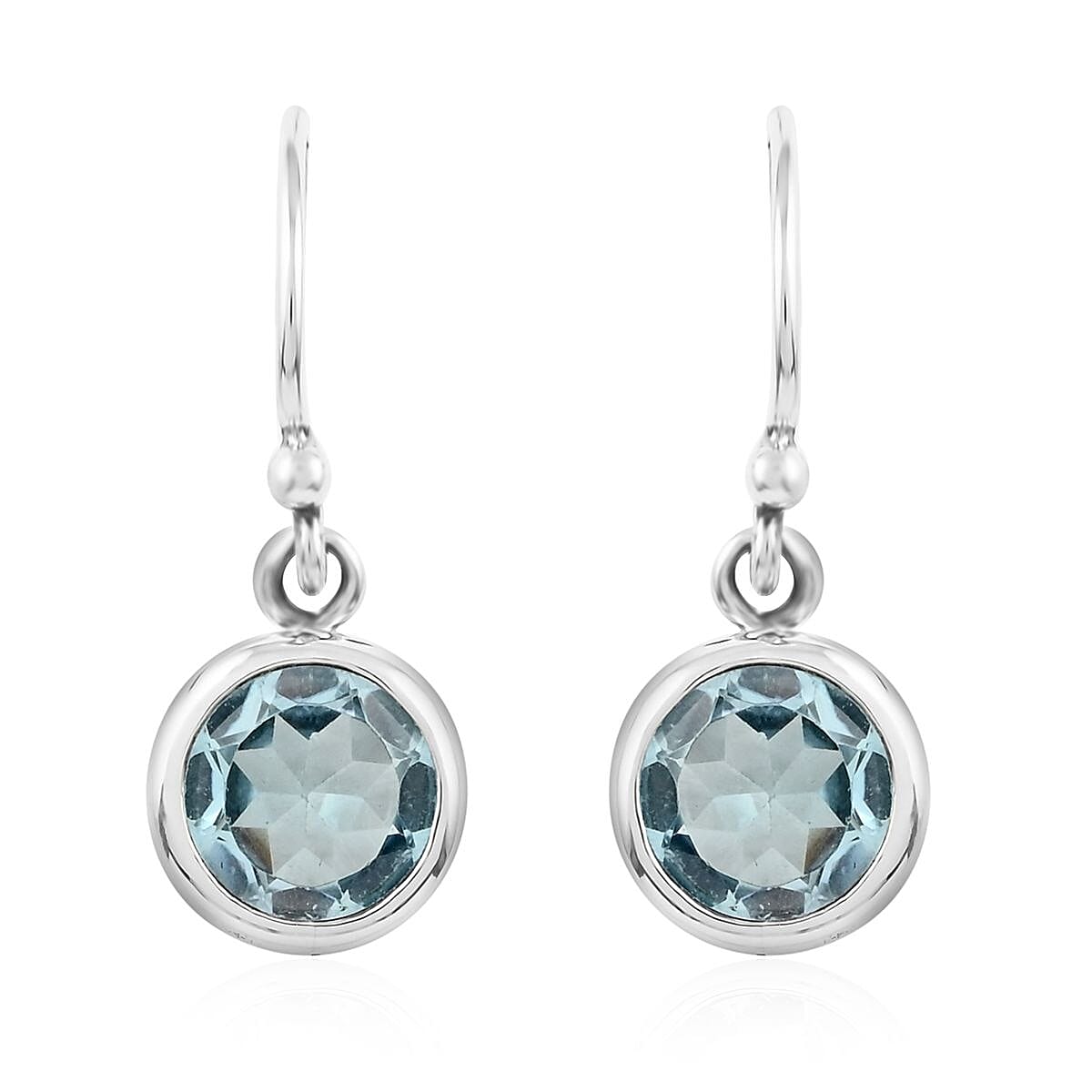 Bali Legacy Sky Blue Topaz Earrings in Sterling Silver 0.60 ctw