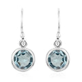 Bali Legacy Sky Blue Topaz Earrings in Sterling Silver 0.60 ctw - Sticky add to cart bar
