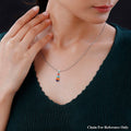SANTA FE Style Multi Gemstone Pendant in Sterling Silver 3.75 ctw - Sticky add to cart bar