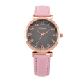 Strada Japanese Movement Starry Sky Ppattern Dial Watch with Pink Faux Leather Strap - Sticky add to cart bar