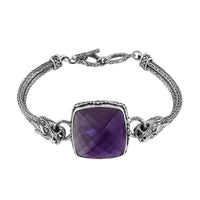 Bali Legacy Amethyst Dragon Bracelet 50.00 ctw