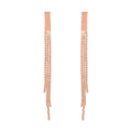 14K RG Over Sterling Silver Fringe Dangle Earrings (1.7 g) - Sticky add to cart bar