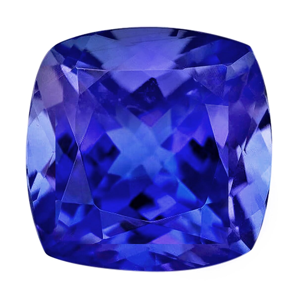 AAAA Tanzanite (Square Cushion Free Size) 2.50 ctw