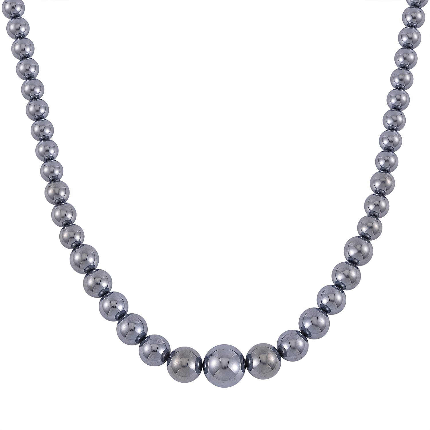 Beads Necklace, Terahertz Beads Necklace, Graduation Necklace, Sterling Silver Necklace For Women, Princess Length Necklace, with Magnetic Lock Necklace 182.50 ctw