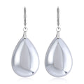 Terahertz Pear Shape Earrings in Stainless Steel 57.50 ctw - Sticky add to cart bar