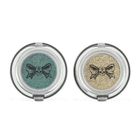 Closeout Tattoo Junkee Set of 2 Hair and Body Glitter-Teal and Golden