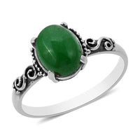 BALI LEGACY Purple Jade Ring in Sterling Silver (Size 10.0) 2.50 ctw