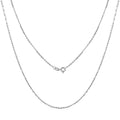 Italian Sterling Silver Rope Chain Necklace 20 Inches 3.70 Grams - Sticky add to cart bar