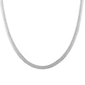 Italian Sterling Silver Herringbone Star Dust Necklace 18 Inches 9.6 Grams - Sticky add to cart bar
