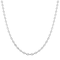 Italian Sterling Silver Arte 17 Star Necklace 18 Inches 3.90 Grams