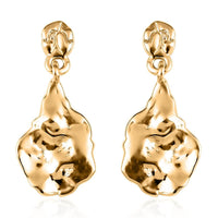 Luxoro 10K Yellow Gold Nugget Dangle Earrings 1.10 Grams