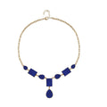 Lapis Lazuli Necklace 18-20 Inches in Goldtone 45.00 ctw - Sticky add to cart bar