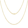 Italian Sterling Silver New Brillantina Chain Necklace (18 Inches) (4.50 g) - Sticky add to cart bar