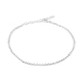 Italian Sterling Silver New Brillantina Chain Bracelet (9.00 In) 2.50 Grams - Sticky add to cart bar