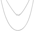 Italian Sterling Silver Popcorn Chain Necklace 18 Inches 2.70 Grams - Sticky add to cart bar