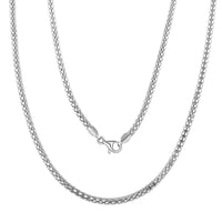 Italian Sterling Silver Popcorn Closed Necklace 30 Inches 22.3 Grams