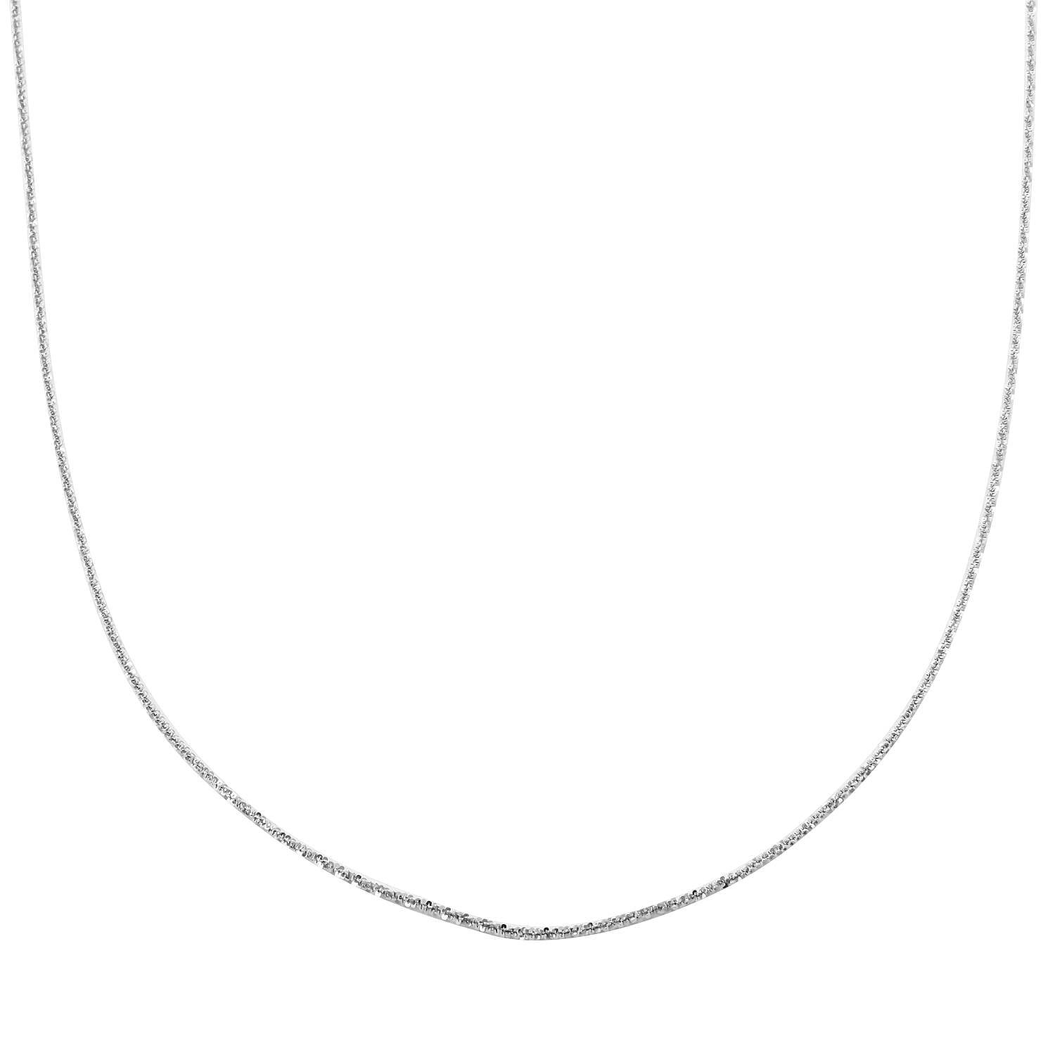 Italian Sterling Silver Margherita Chain Necklace 20 Inches 4.20 Grams