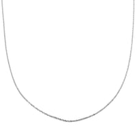 Italian Sterling Silver Margherita Chain Necklace (30 Inches) (6 g)