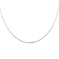 Doorbuster Italian Sterling Silver Margherita Alternate Chain Necklace (24 Inches) (4.90 g) - Sticky add to cart bar