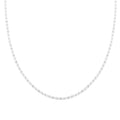 Italian Sterling Silver Vale Star Chain Necklace 20 Inches 2.50 Grams - Sticky add to cart bar