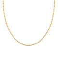 Italian 14K Yellow Gold Over Sterling Silver Vale Star and Squash Necklace 20 Inches 2.30 Grams - Sticky add to cart bar
