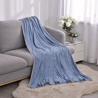 Homesmart Blue 70% Nylon and 30% Polyester Cooling Blanket (60"x80")
