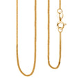 Curb Link Pendant Chain in 18K Yellow Gold 0.85 Grams 20 Inches - Sticky add to cart bar