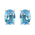 Marambaia Topaz Stud Earrings in Platinum Over Sterling Silver 1.85 ctw - Sticky add to cart bar