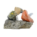 Multi Gemstone Carved Eagle Couple Approx. 380ctw - Sticky add to cart bar