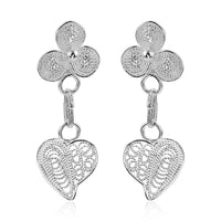 Sterling Silver Dangle Earrings 1.75 Grams