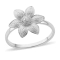 Bali Legacy Sterling Silver Floral Ring (Size 10.0) 2.40 Grams - Sticky add to cart bar