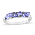 Tanzanite Ring in Stainless Steel (Size 10.0) 1.00 ctw - Sticky add to cart bar