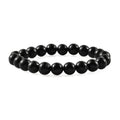 Shungite Beaded Stretch Bracelet 121.00 ctw - Sticky add to cart bar