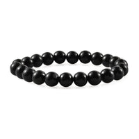Shungite Beaded Stretch Bracelet 121.00 ctw