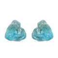 Green Apatite Solitaire Stud Earrings in Sterling Silver 8.35 ctw - Sticky add to cart bar