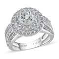 NY Closeout G-H I1-I2 Diamond 1.25 ctw Ring in 10K White Gold 5 Grams - Sticky add to cart bar