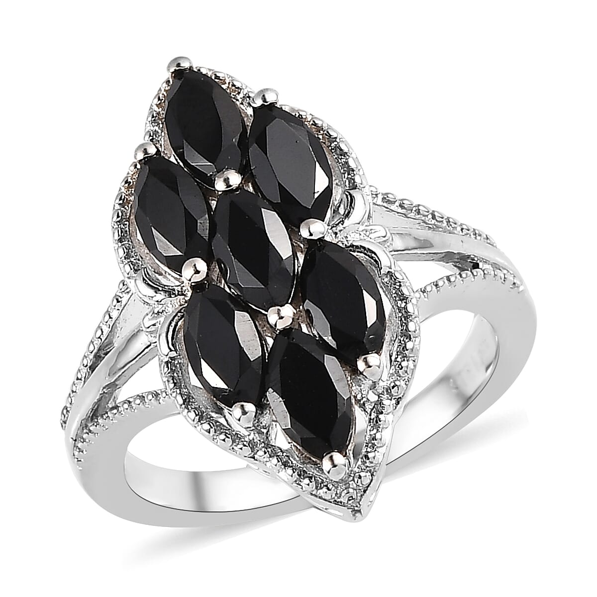 Karis Mozambique Garnet Solitaire Ring in Platinum Bond 2.00 ctw (1)